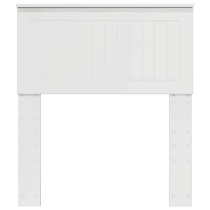 Headboard Gloss White 75 cm Engineered wood