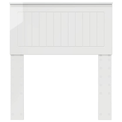 Headboard Gloss White Engineered wood