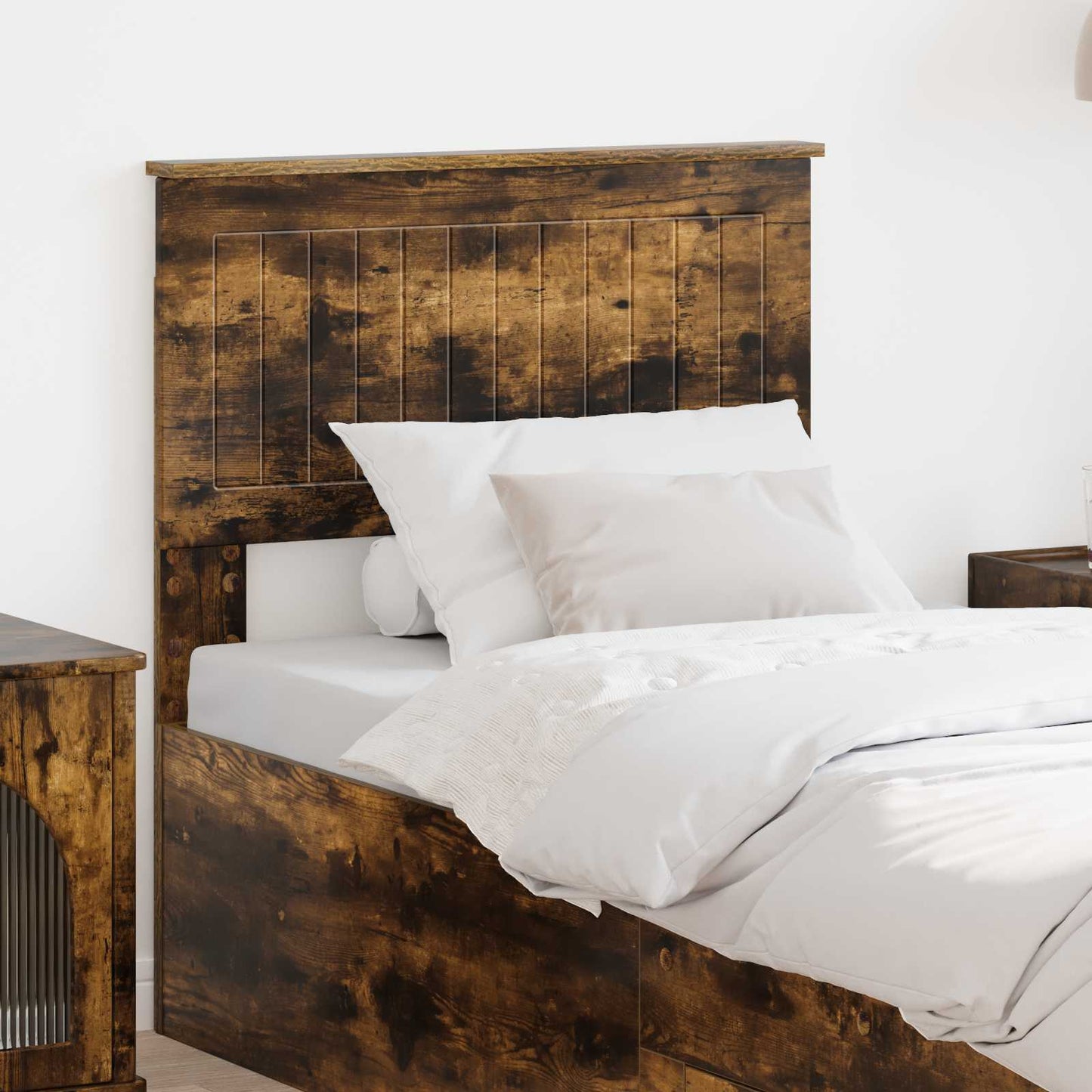 Headboard Smoked Oak Engineered wood