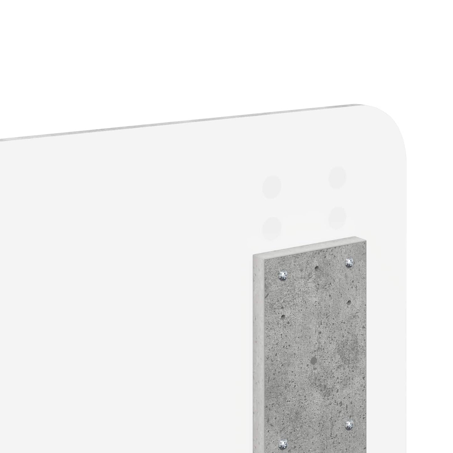 Headboard Concrete Grey Engineered wood