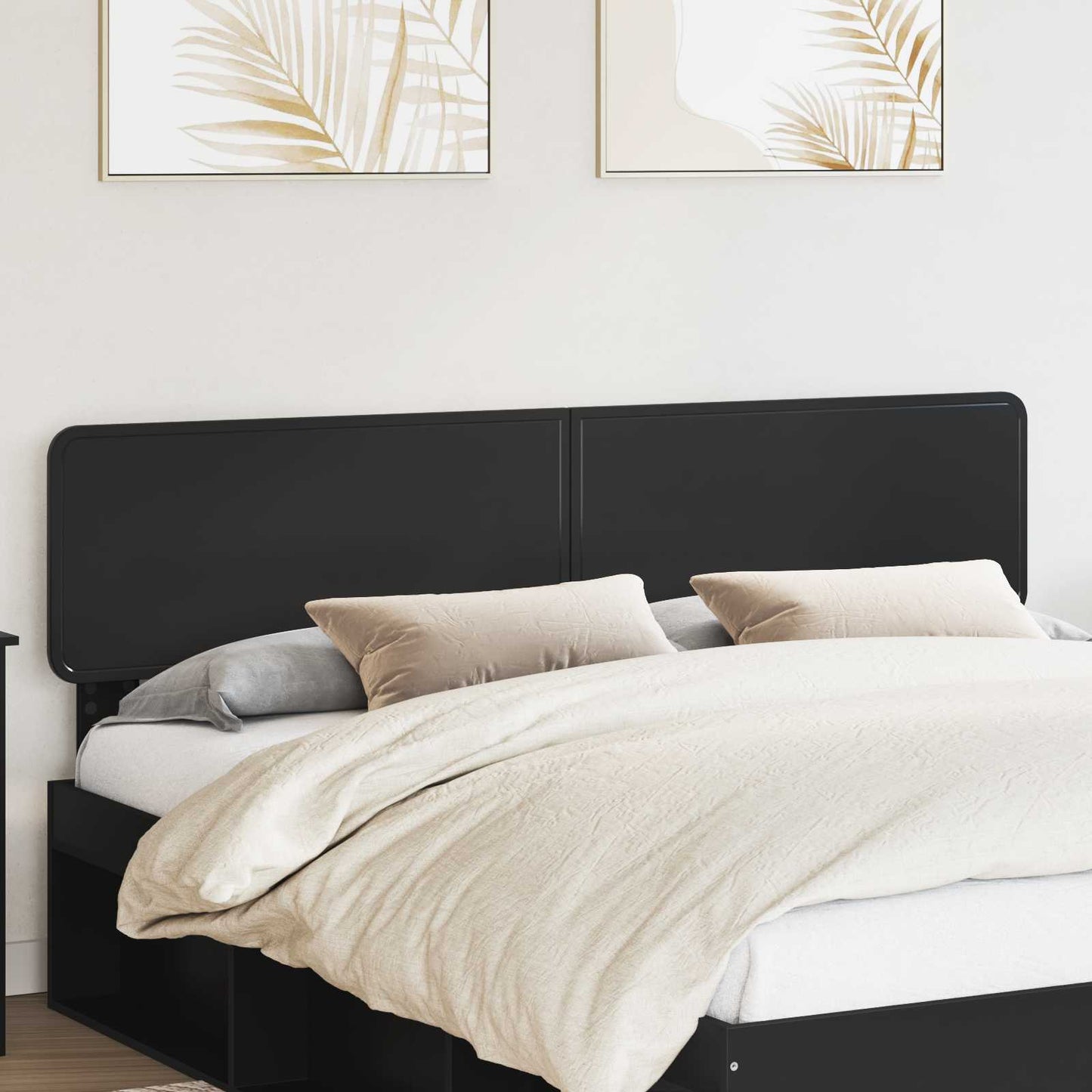 Headboard Black Oak Engineered wood