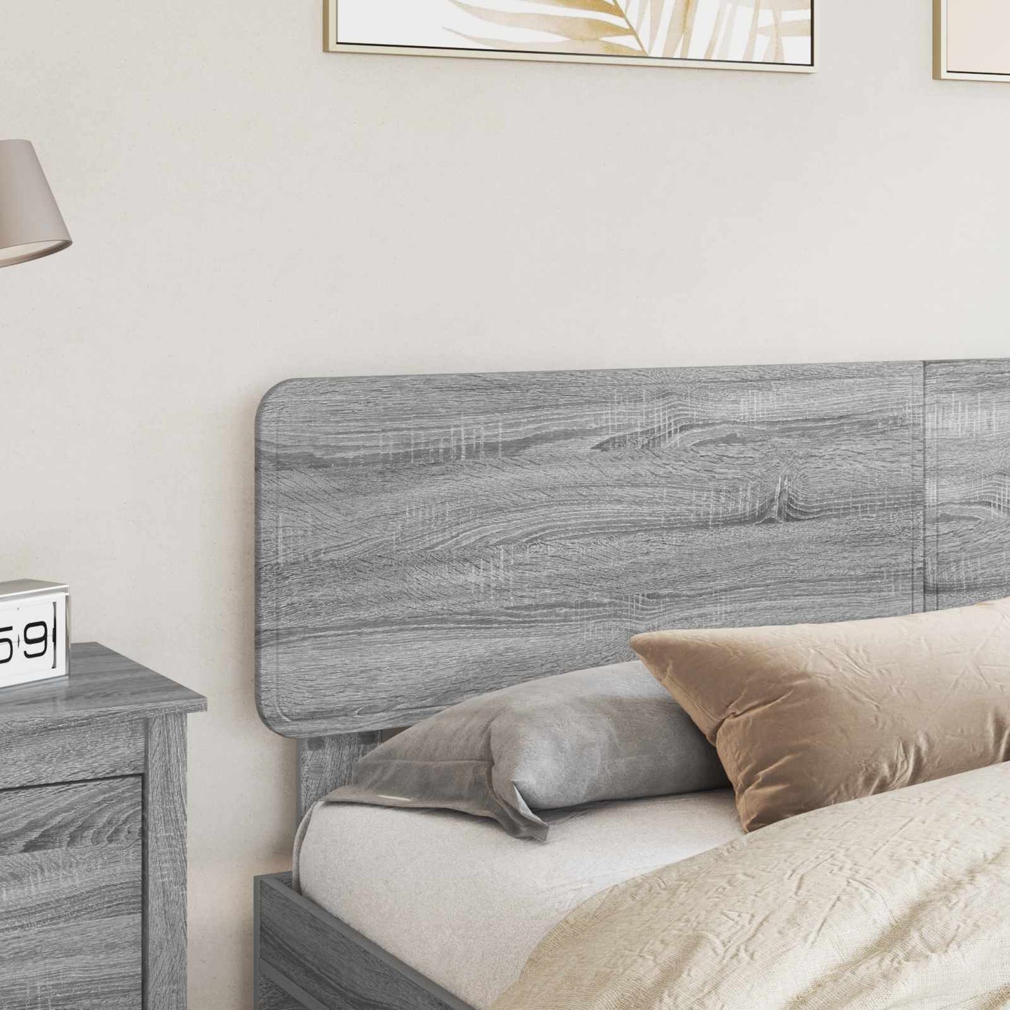 Headboard Grey Sonoma Engineered wood