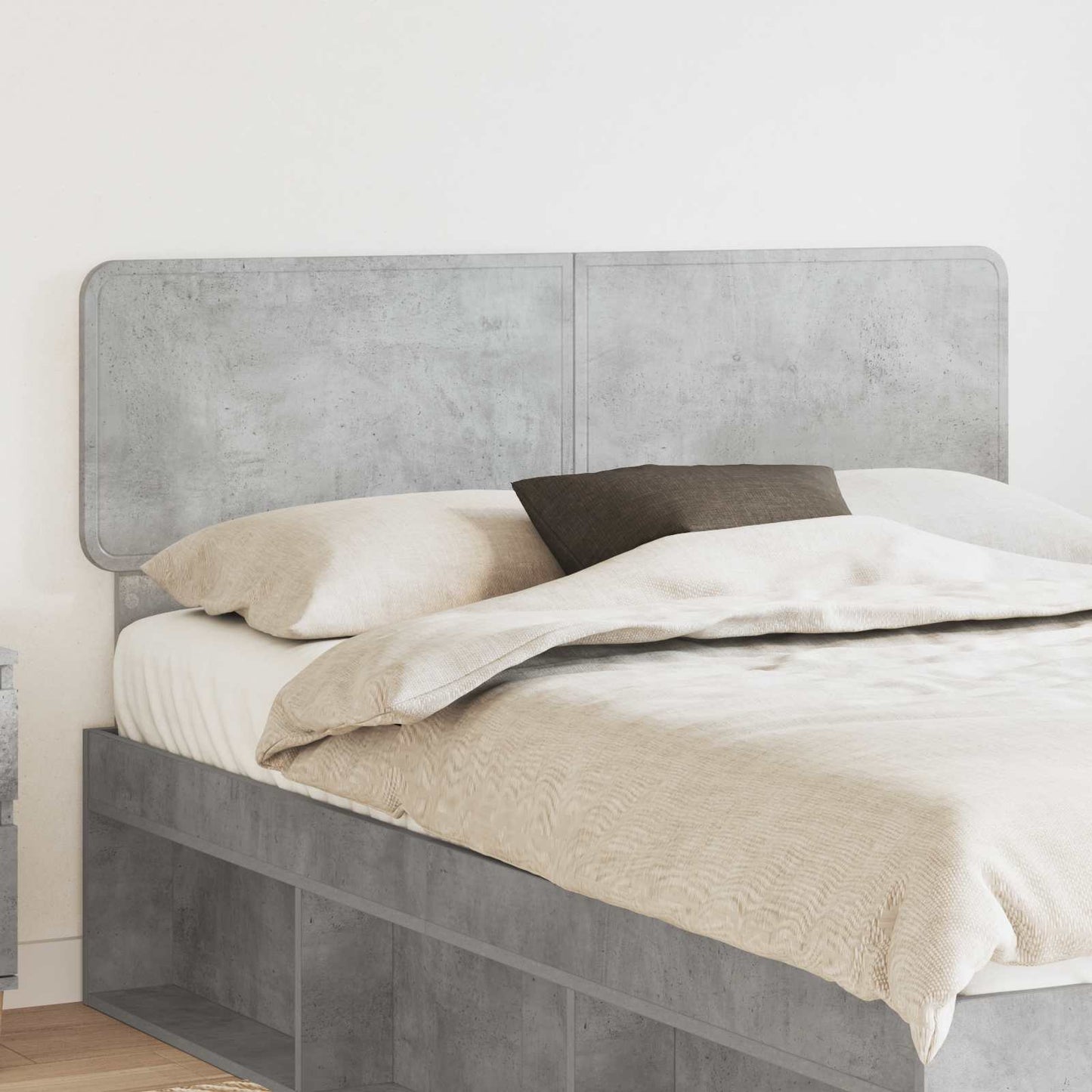 Headboard Concrete Grey Engineered wood
