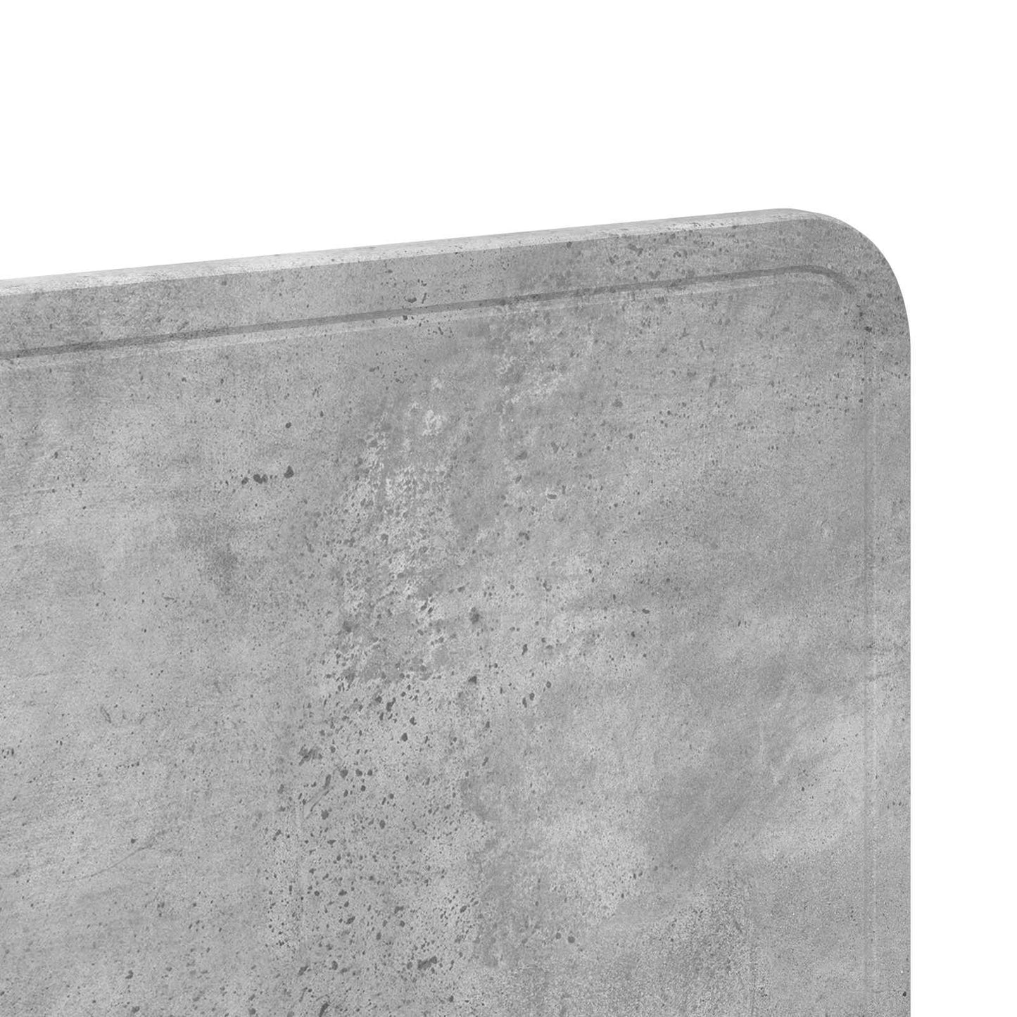 Headboard Concrete Grey Engineered wood