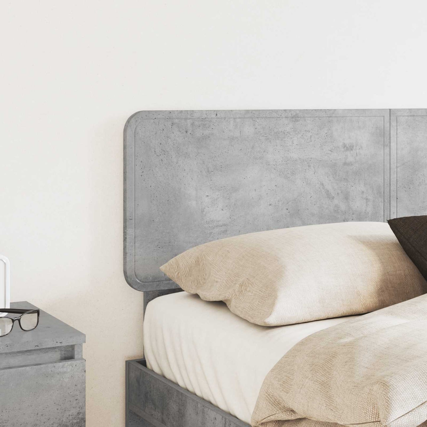 Headboard Concrete Grey Engineered wood