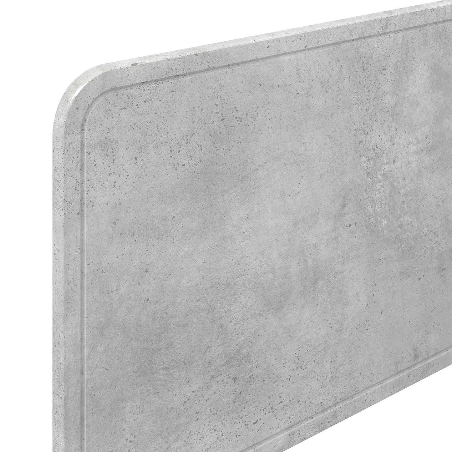 Headboard Concrete Grey Engineered wood