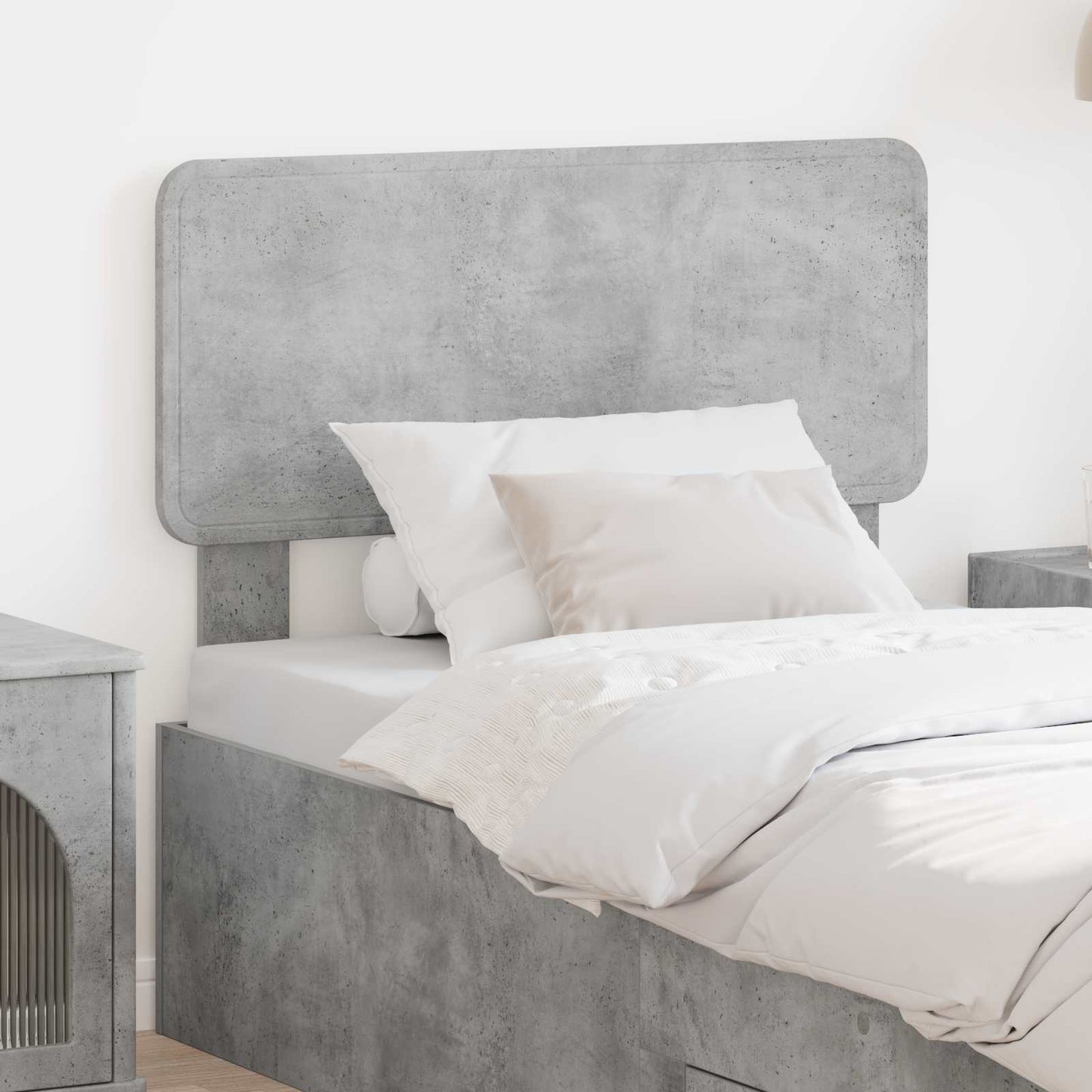 Headboard Concrete Grey Engineered wood