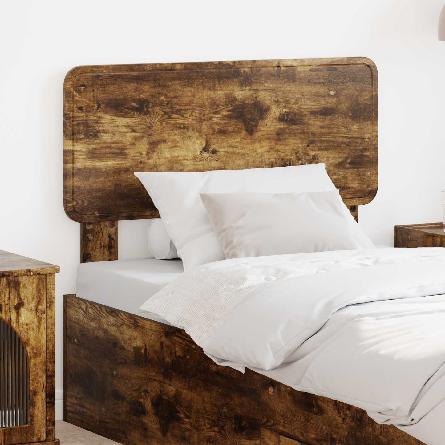 Headboard Smoked Oak Engineered wood