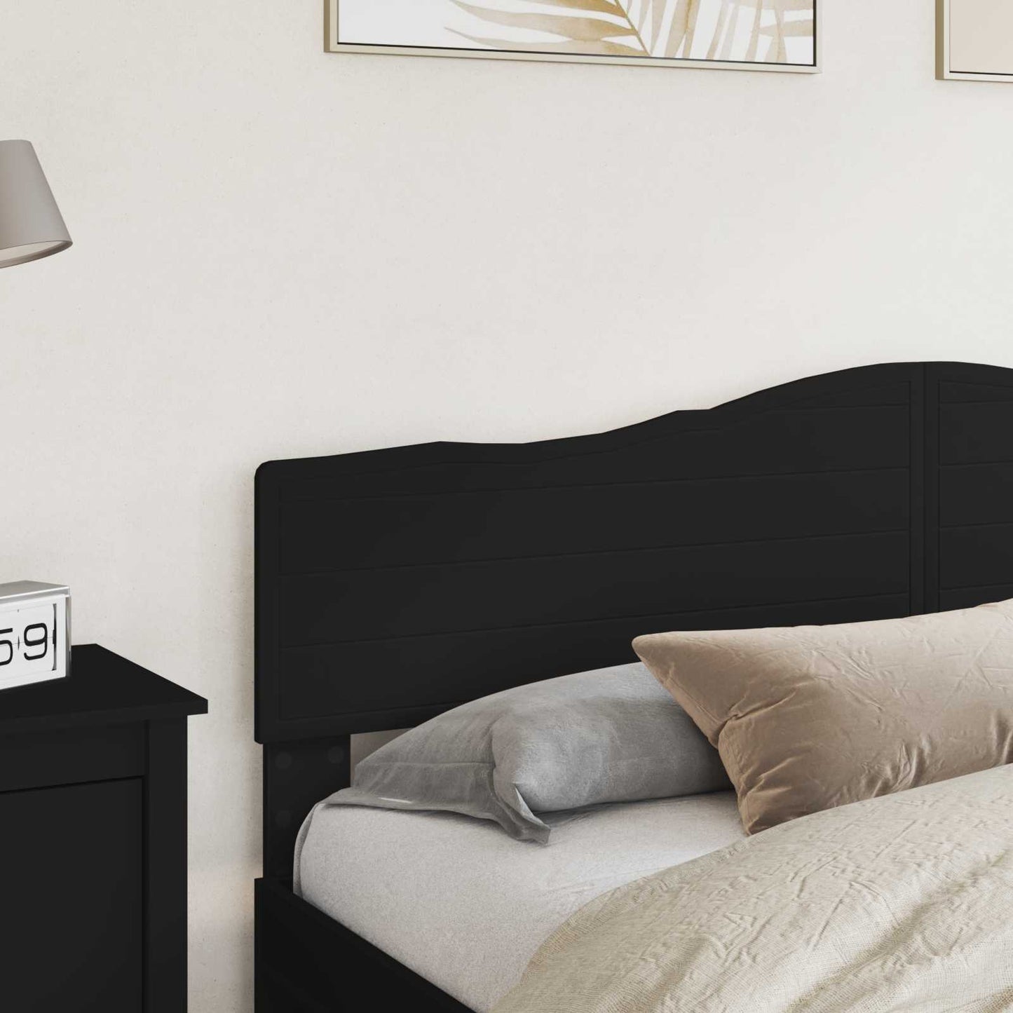 Headboard Black Oak Engineered wood