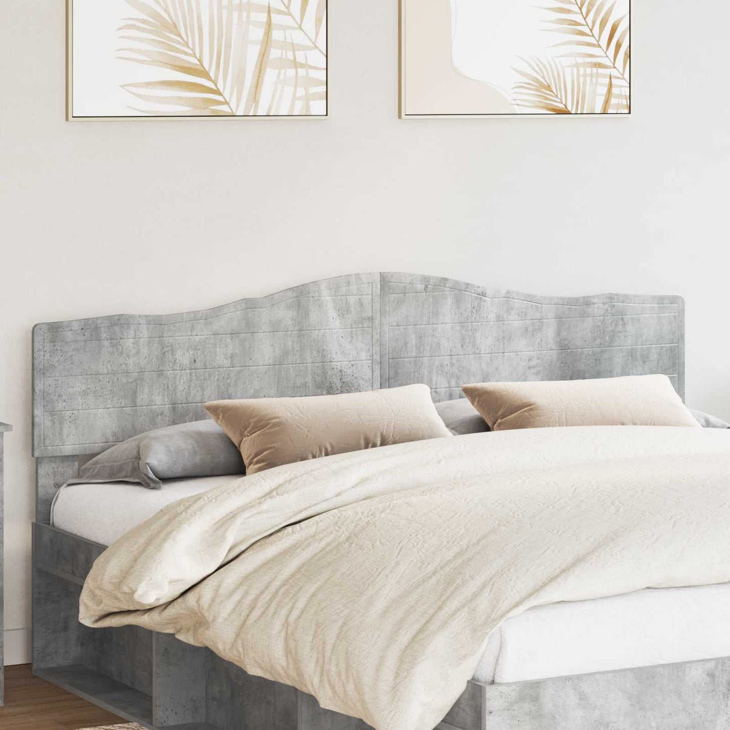 Headboard Concrete Grey Engineered wood