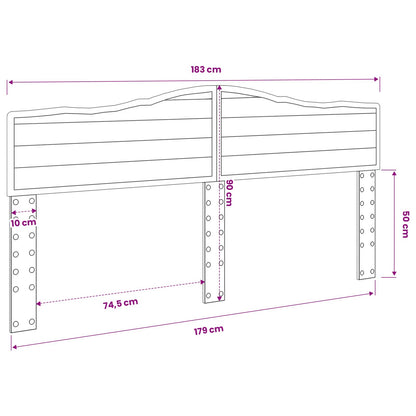 Headboard Gloss White Engineered wood