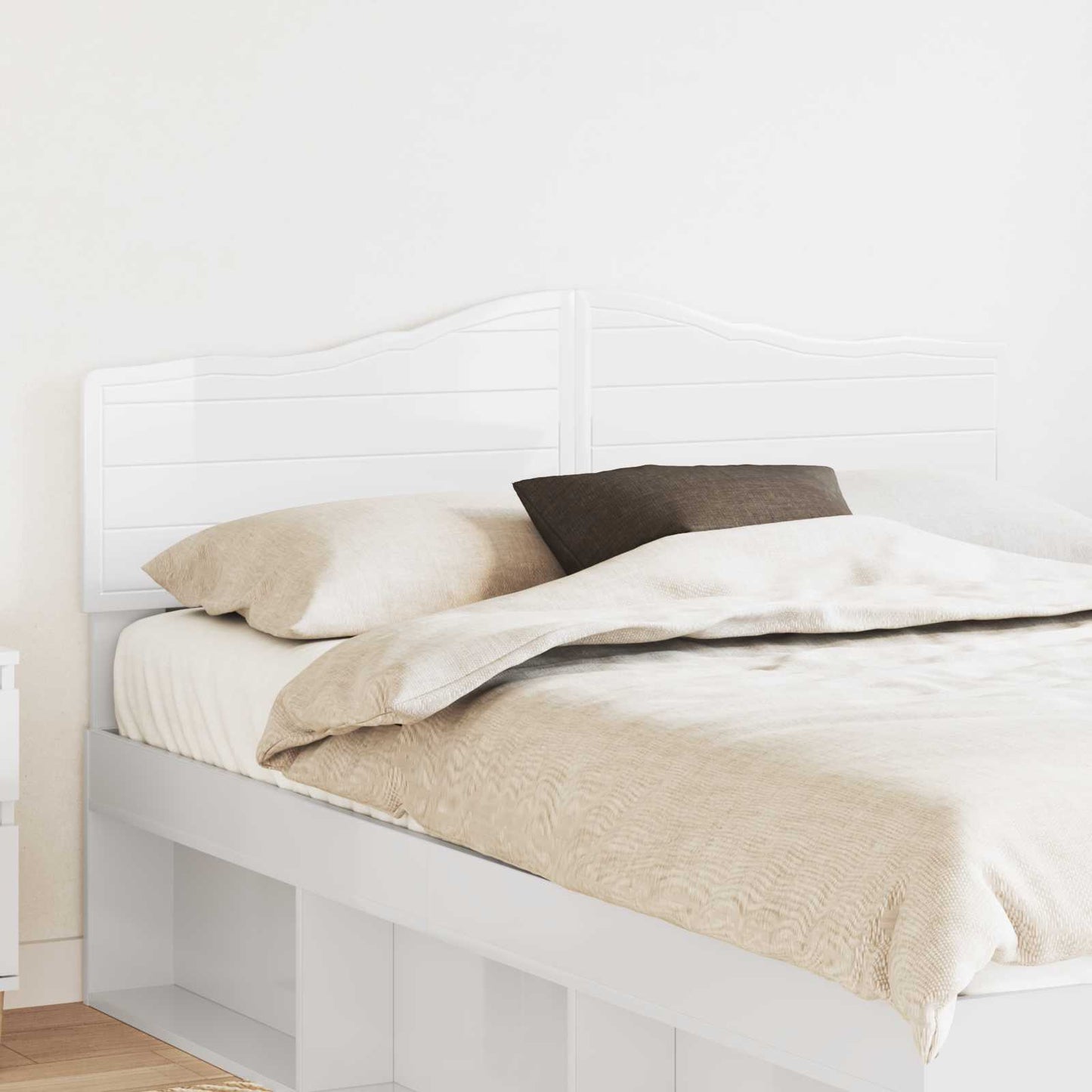 Headboard Gloss White Engineered wood