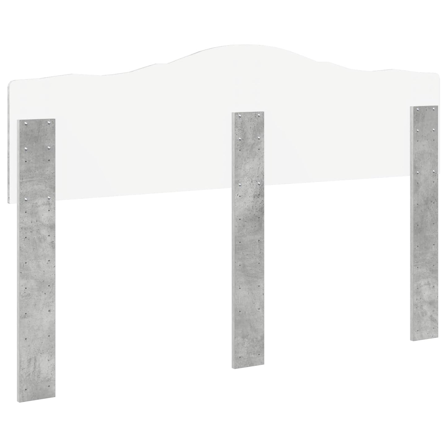 Headboard Concrete Grey Engineered wood