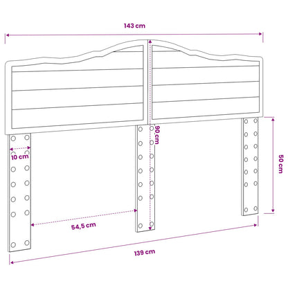 Headboard Grey Sonoma Engineered wood