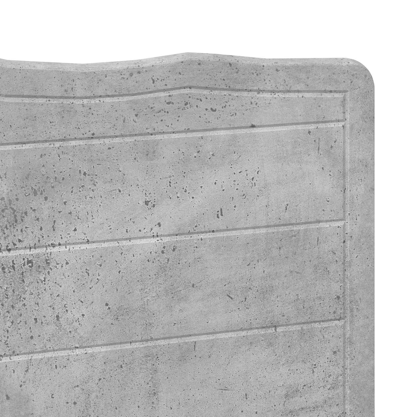 Headboard Concrete Grey Engineered wood