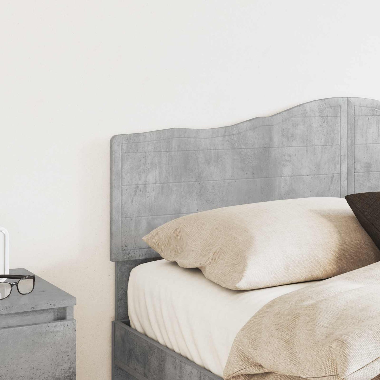 Headboard Concrete Grey Engineered wood