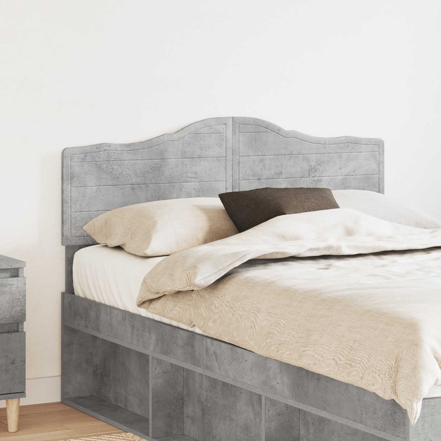 Headboard Concrete Grey Engineered wood