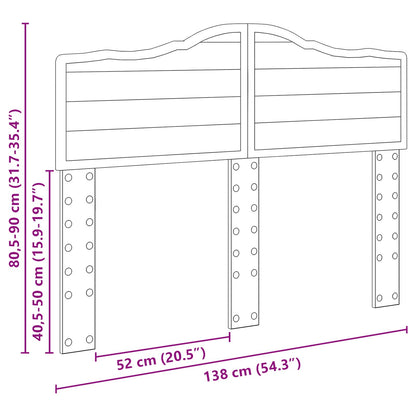 Headboard Concrete Grey Engineered wood