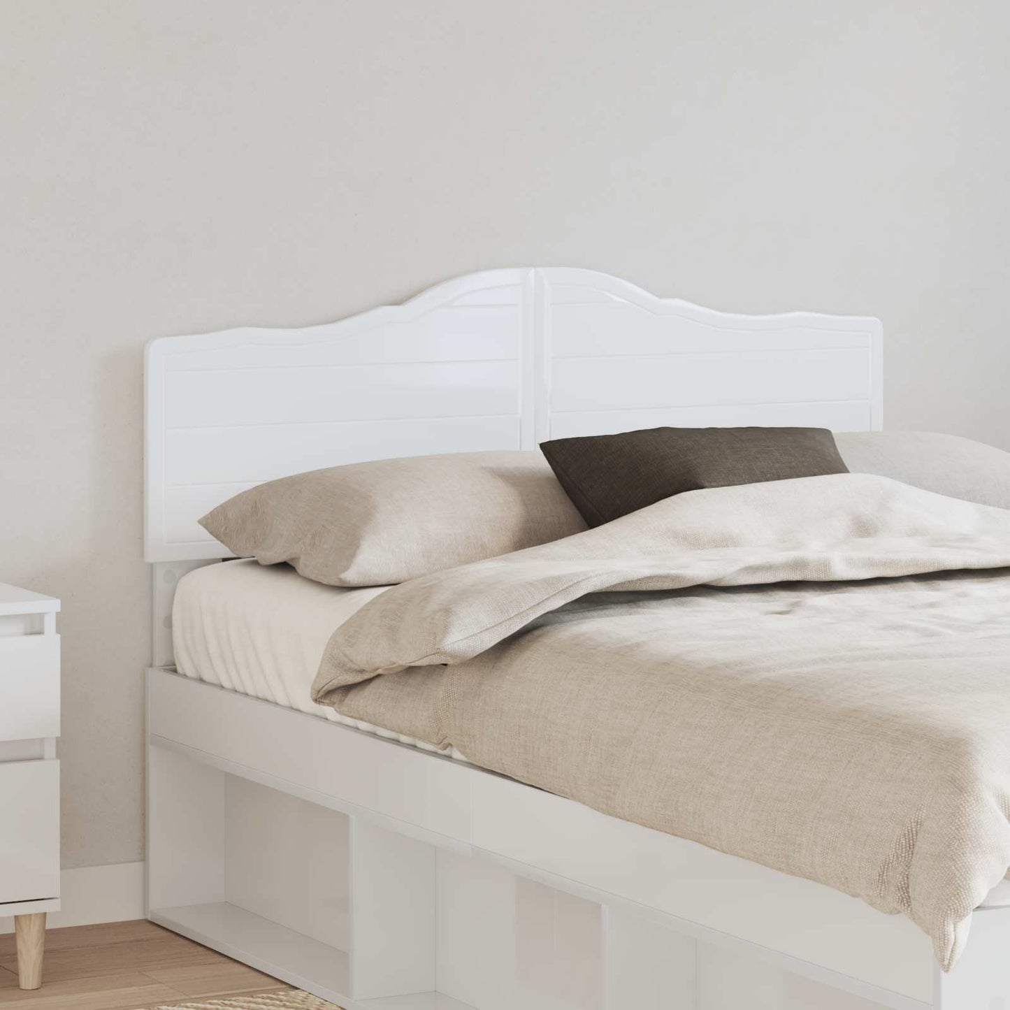 Headboard Gloss White Engineered wood