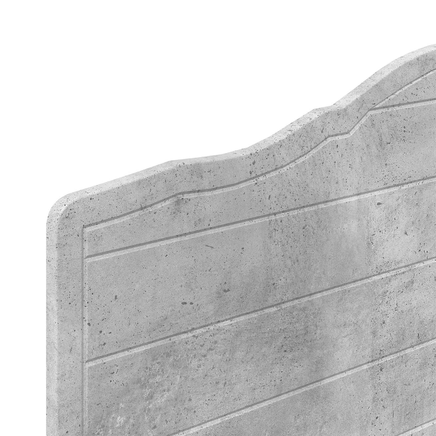 Headboard Concrete Grey Engineered wood