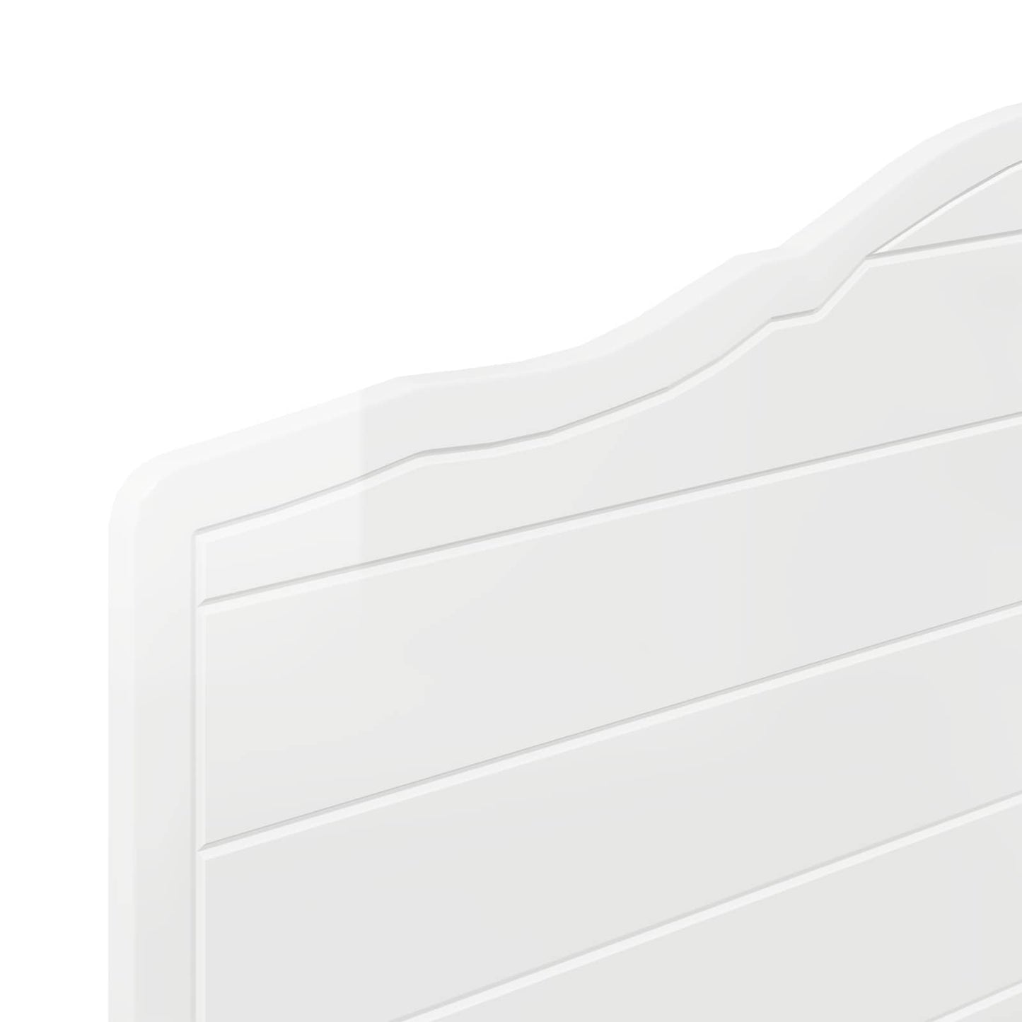 Headboard Gloss White Engineered wood