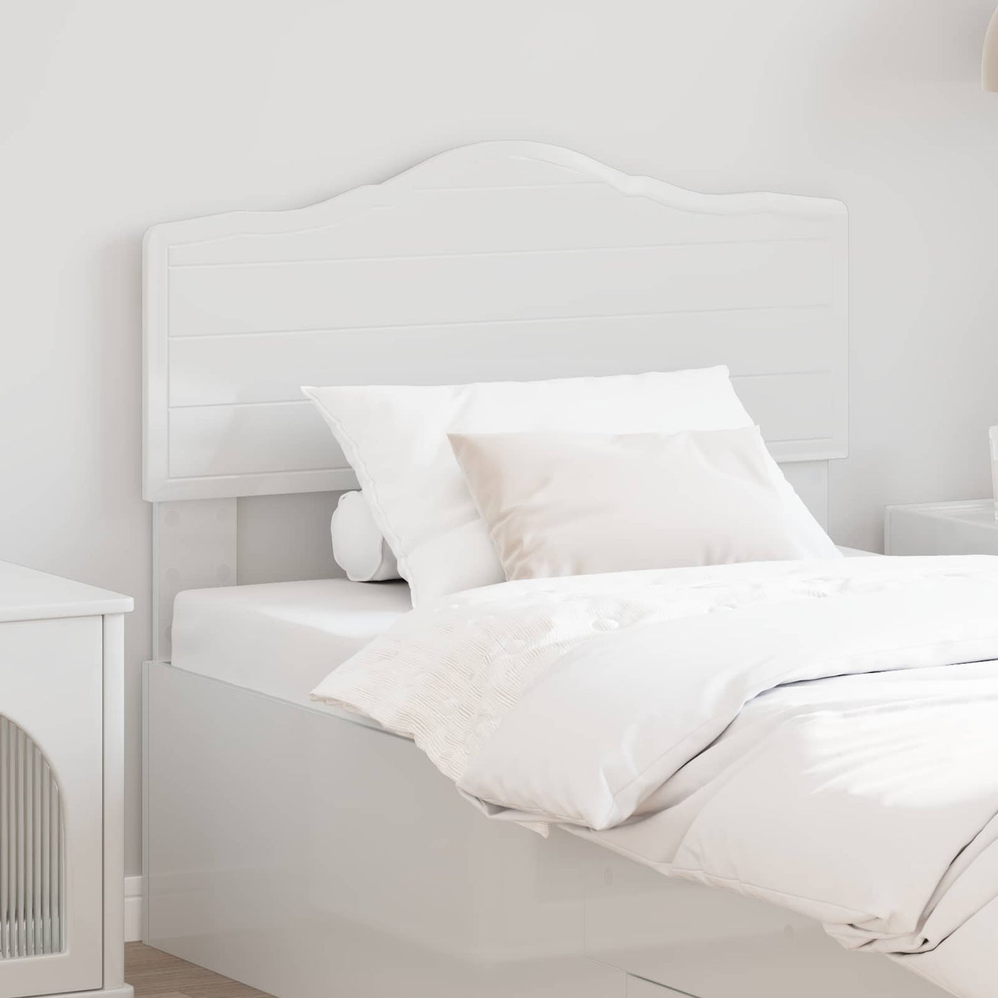 Headboard Gloss White Engineered wood