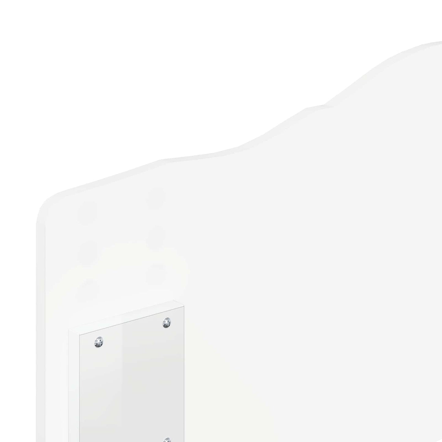 Headboard Gloss White Engineered wood