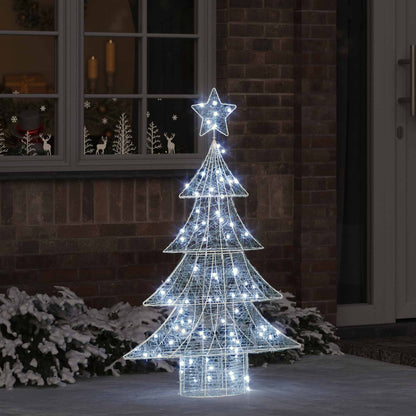 Christmas Tree with 100 LEDs Cold white 120 cm Acrylic