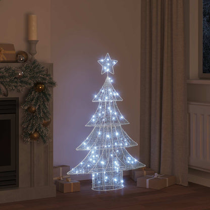 Christmas Tree with 100 LEDs Cold white 120 cm Acrylic