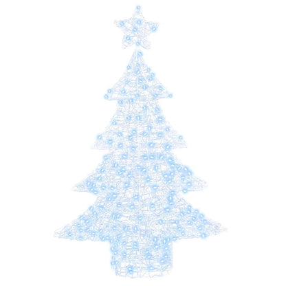 Christmas Tree with 100 LEDs Cold white 120 cm Acrylic