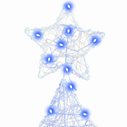 Christmas Tree with 100 LEDs Blue 120 cm Acrylic