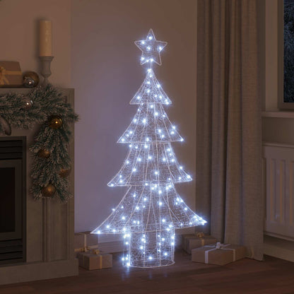 Christmas Tree with 160 LEDs Cold white 150 cm Acrylic