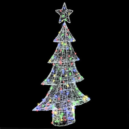 Christmas Tree with 160 LEDs Multicolour 150 cm Acrylic