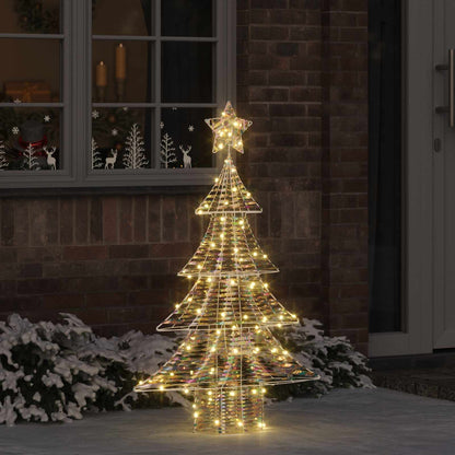 Christmas Tree with 120 LEDs Warm white 120.5 cm PET