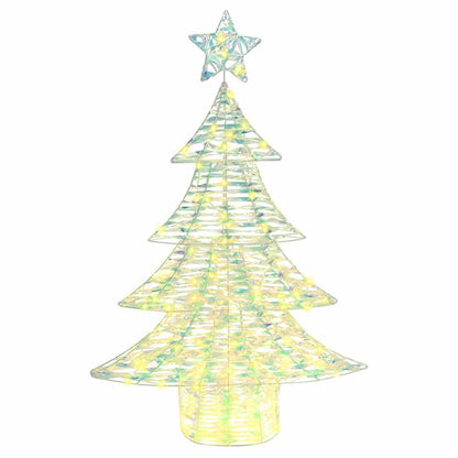 Christmas Tree with 120 LEDs Warm white 120.5 cm PET