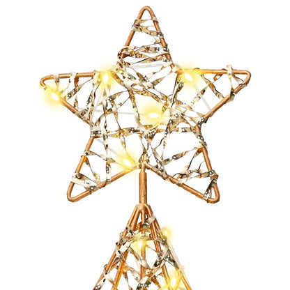 Christmas Tree with 120 LEDs Warm white 120.5 cm PET