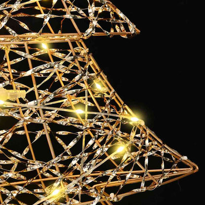 Christmas Tree with 120 LEDs Warm white 120.5 cm PET