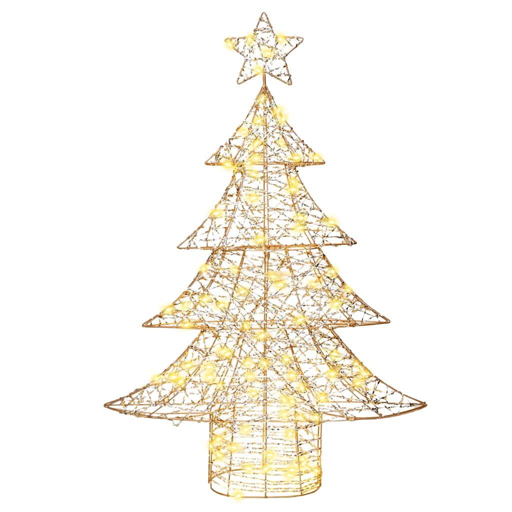 Christmas Tree with 120 LEDs Warm white 120.5 cm PET