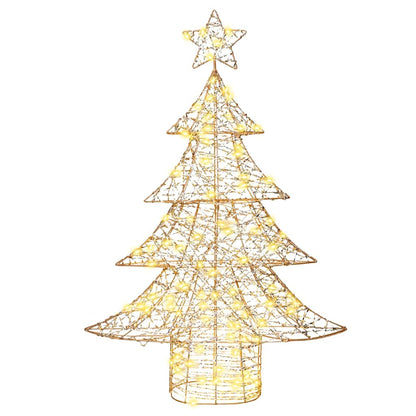 Christmas Tree with 120 LEDs Warm white 120.5 cm PET