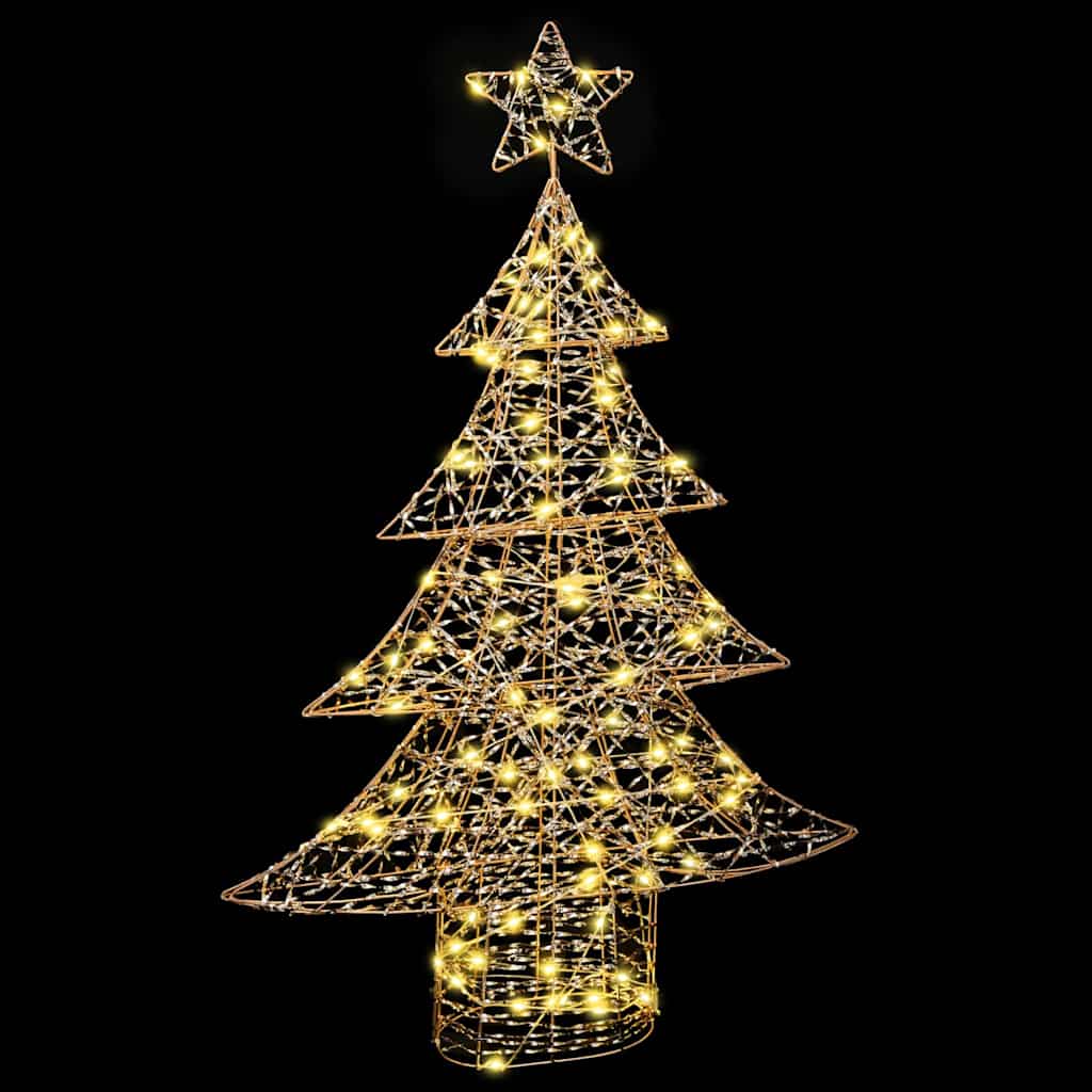 Christmas Tree with 120 LEDs Warm white 120.5 cm PET