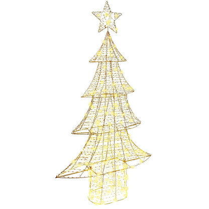 Christmas Tree with 160 LEDs Warm white 151 cm PET