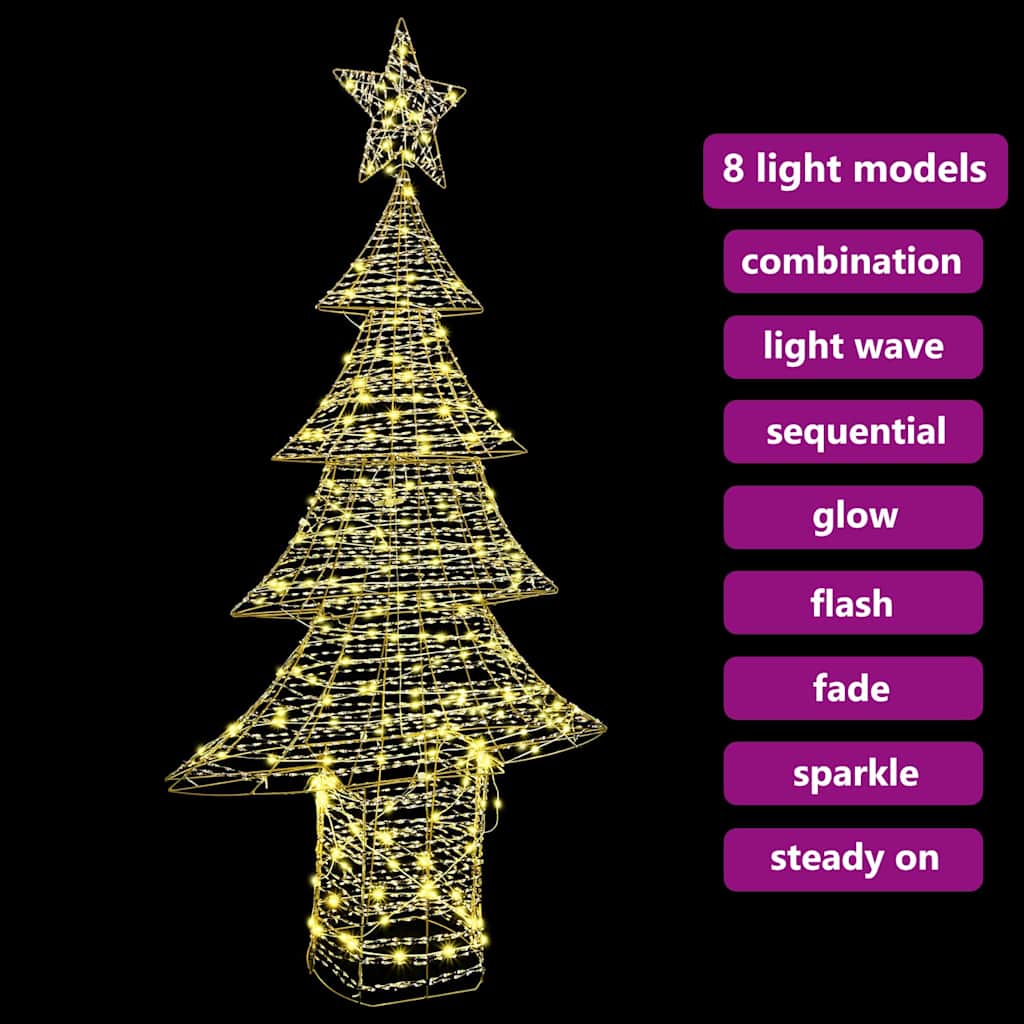 Christmas Tree with 240 LEDs Warm white 181 cm PET