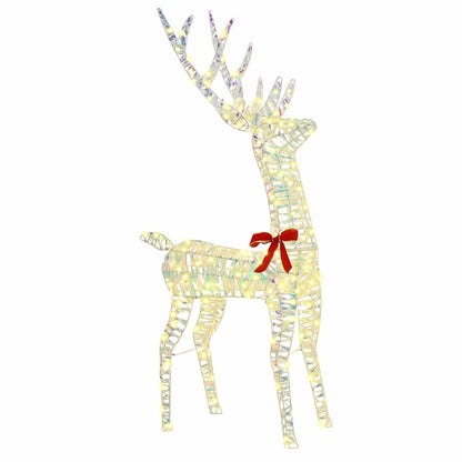 Reindeer Family 3 pcs 300 LEDs Warm white 67 x 26 x 127 cm PET