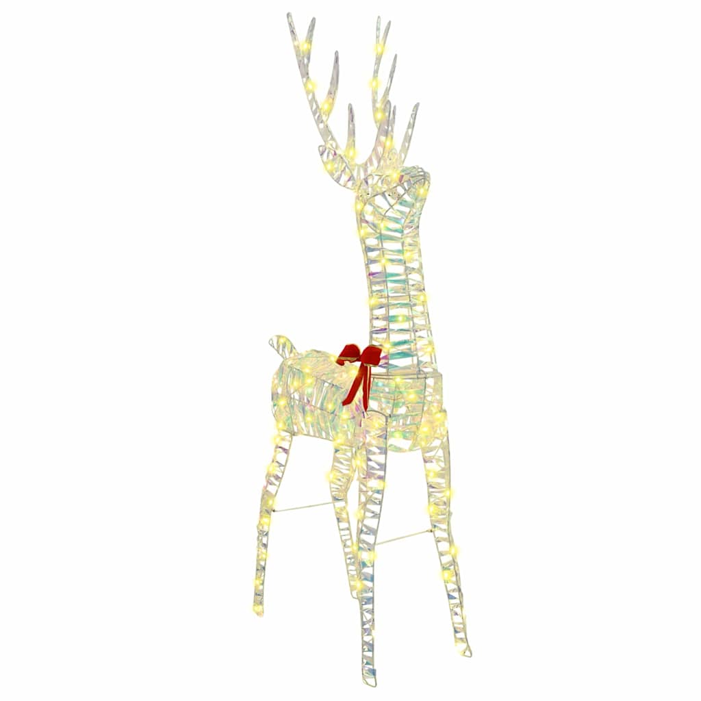 3D Reindeer 140 LEDs Warm white 128 cm PET