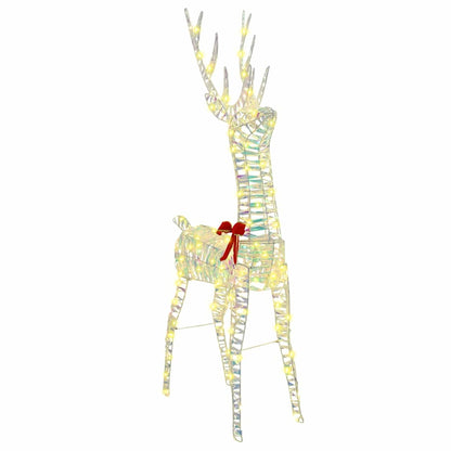 3D Reindeer 140 LEDs Warm white 128 cm PET