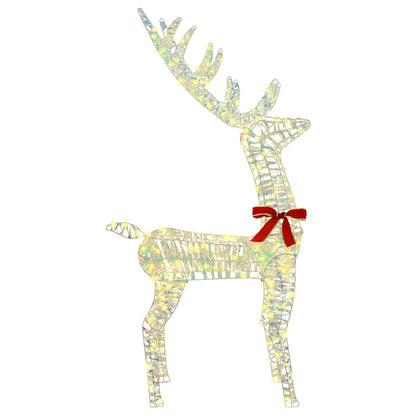 3D Reindeer 140 LEDs Warm white 128 cm PET
