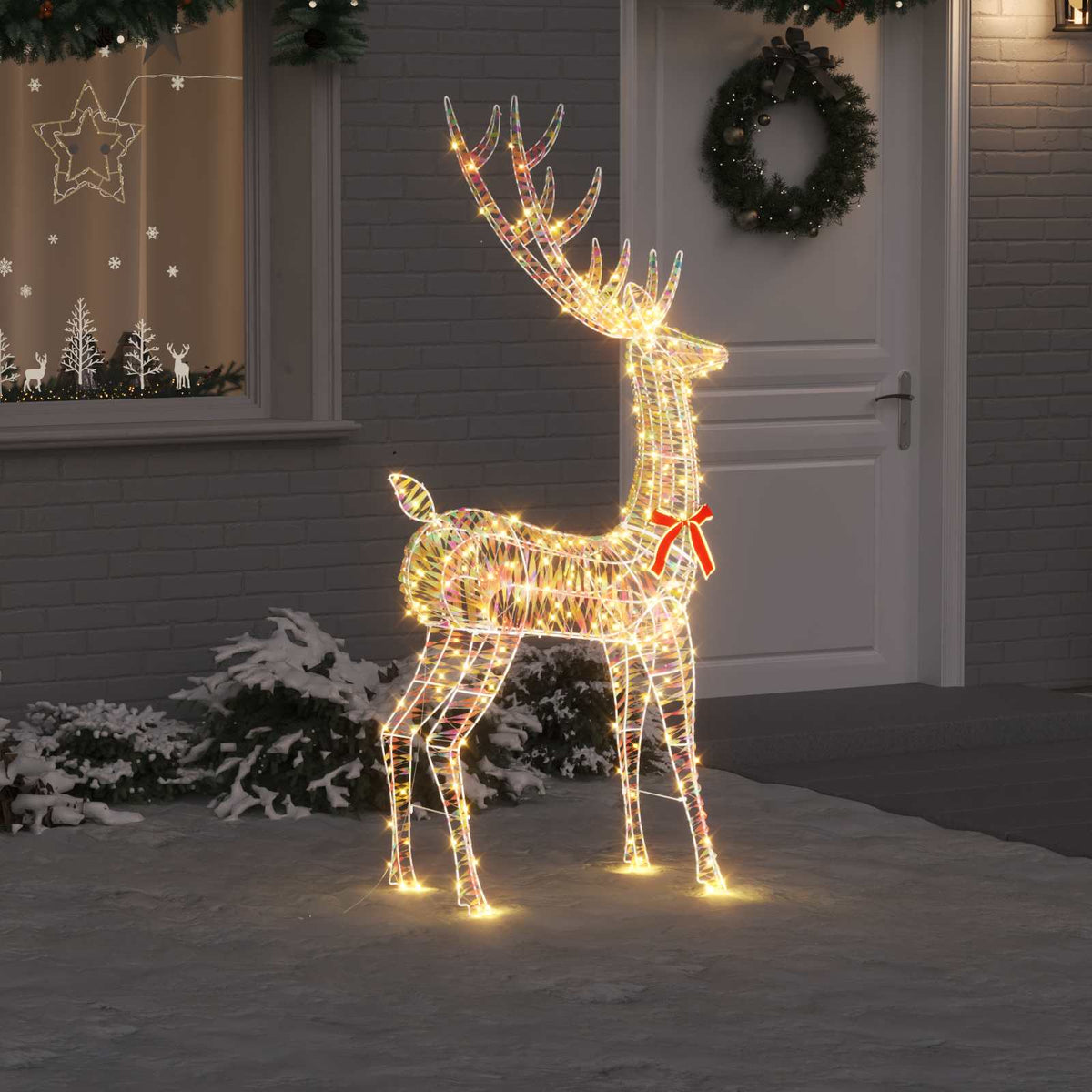 3D Reindeer 250 LEDs Warm white 96 x 40 x 180 cm PET