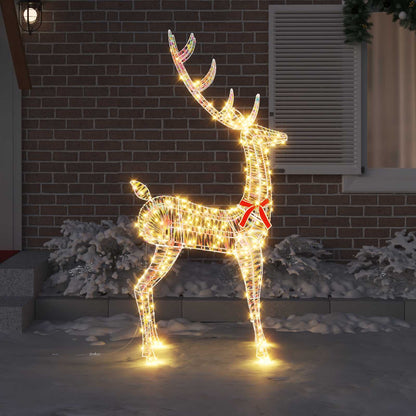 3D Reindeer 250 LEDs Warm white 96 x 40 x 180 cm PET
