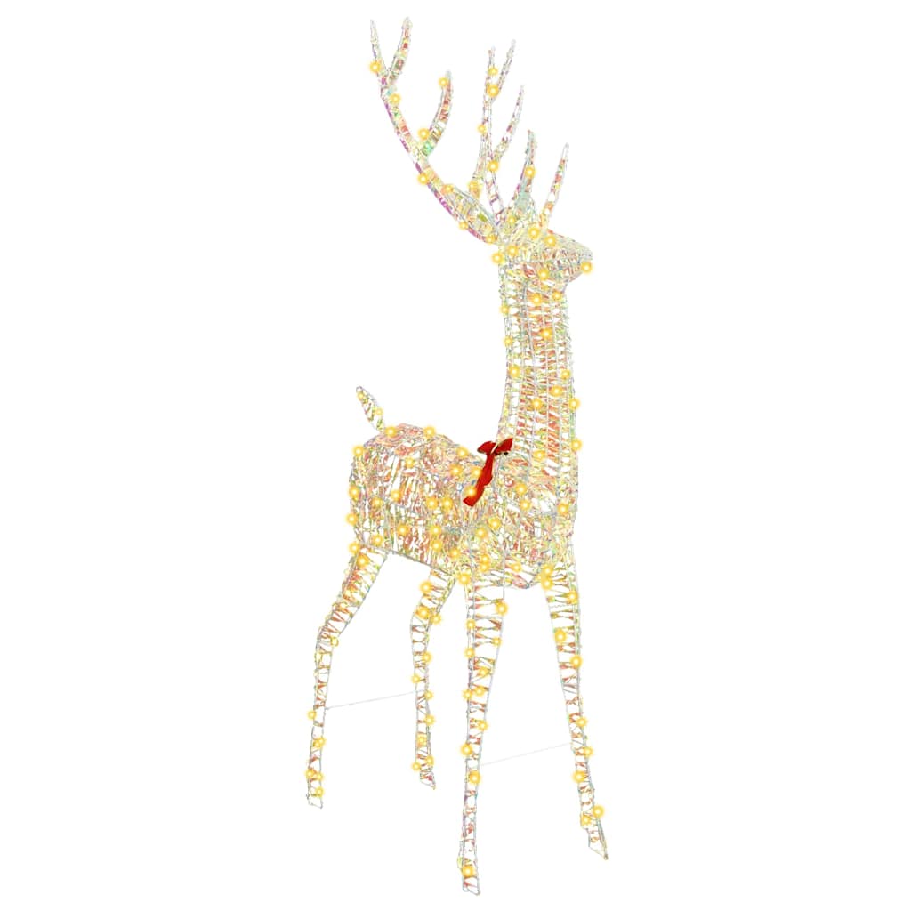 3D Reindeer 250 LEDs Warm white 96 x 40 x 180 cm PET