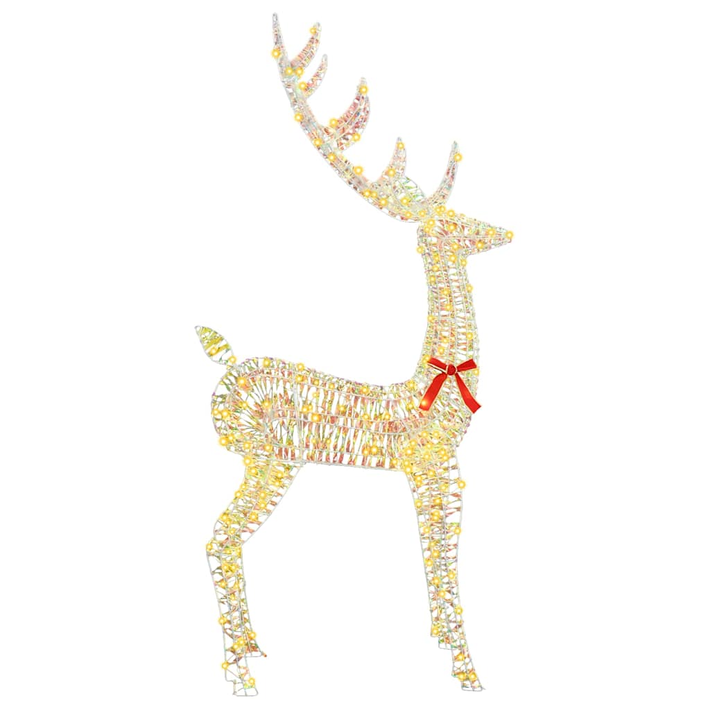 3D Reindeer 250 LEDs Warm white 96 x 40 x 180 cm PET